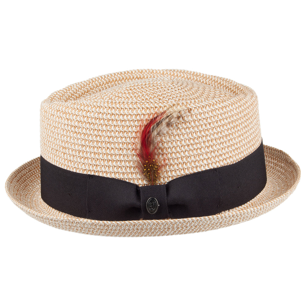 Natural Diamond Crown Toyo Braided Pork Pie Hat - Image 3