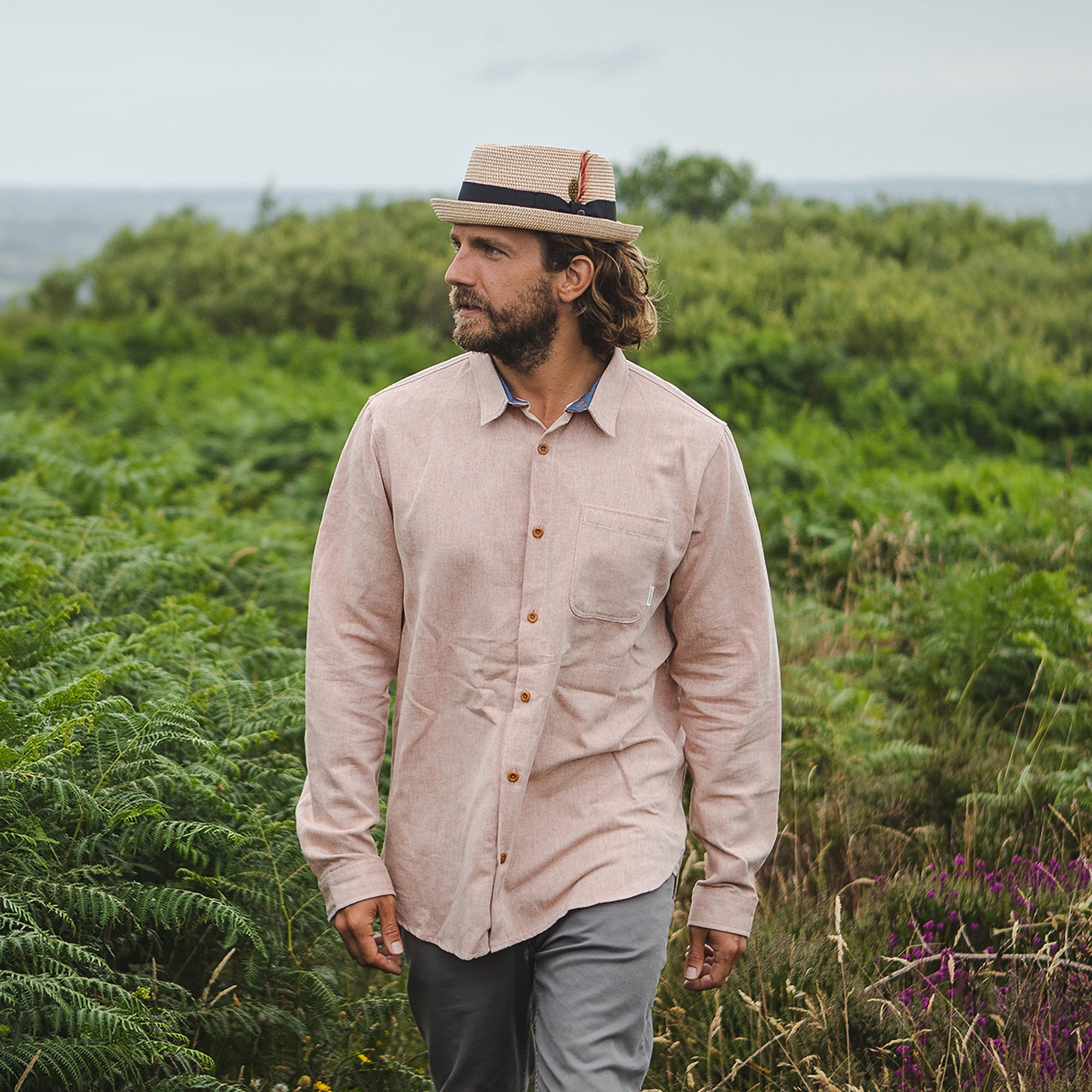 Natural Diamond Crown Toyo Braided Pork Pie Hat - Image 4