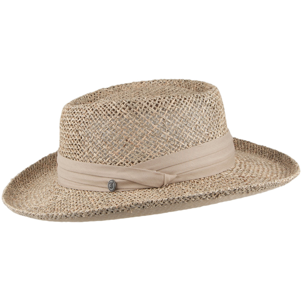 Natural Seagrass Straw Gambler Hat - Image 2