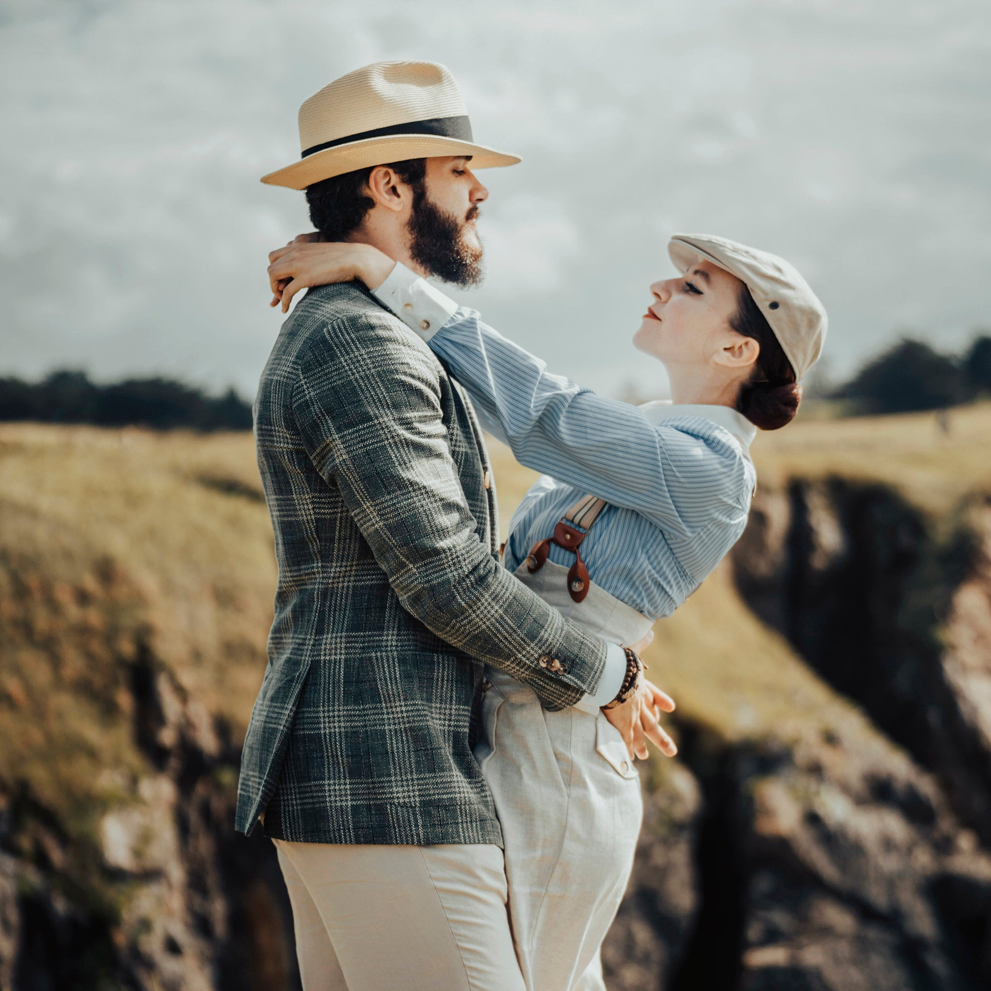 Natural Linen Flat Cap - Image 5