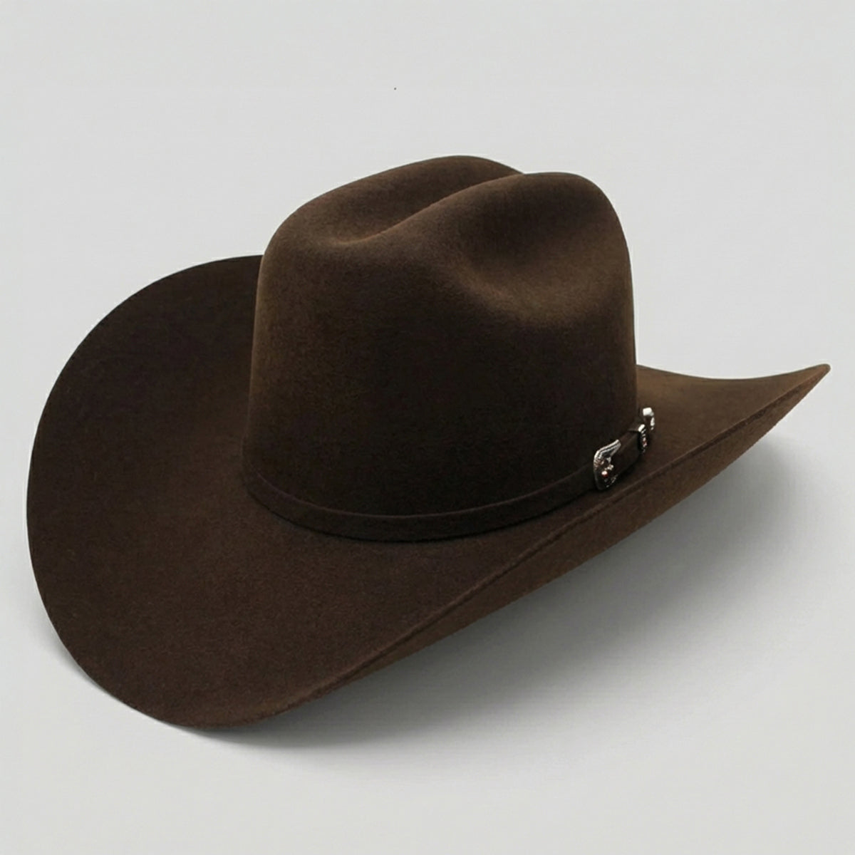 Cuernos Chuecos 6X Milano Brown Felt Tejana Hat
