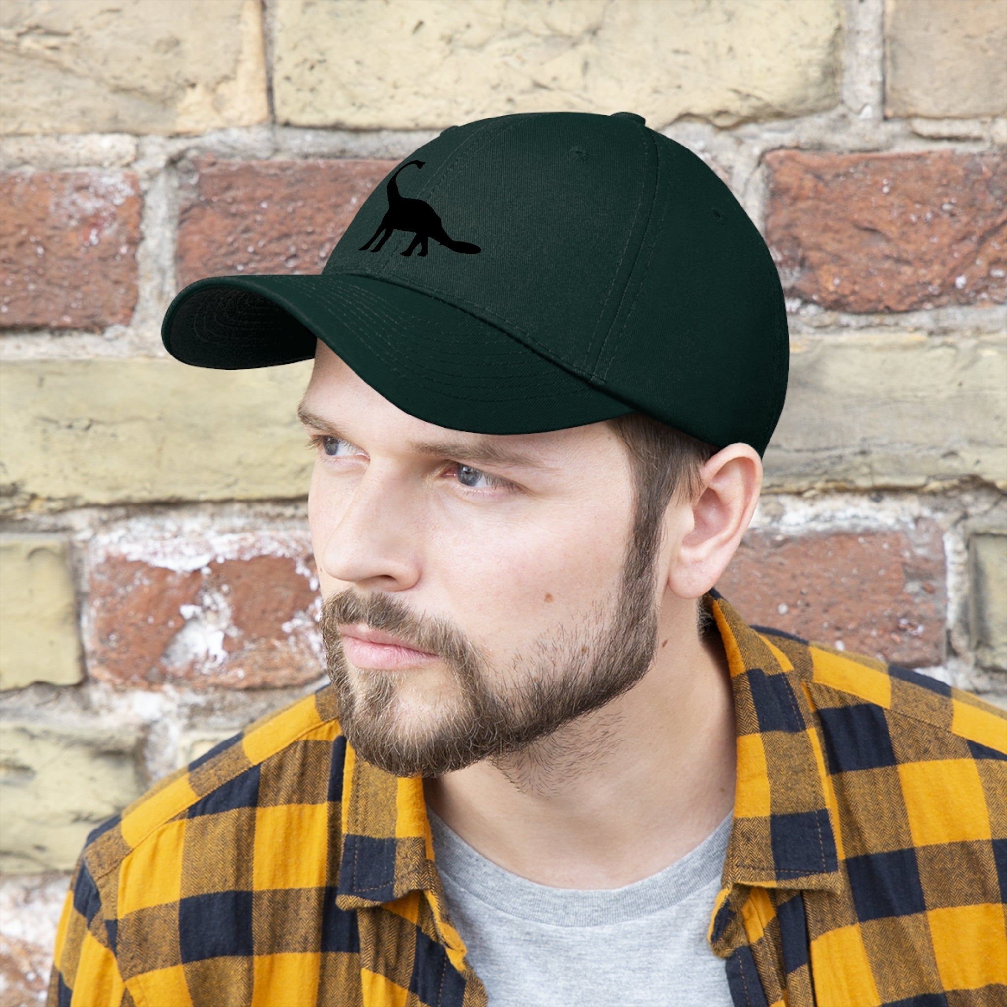 Brachiosaurus Unisex Twill Hat | Paleontologist Gift for Dinosaur Lovers