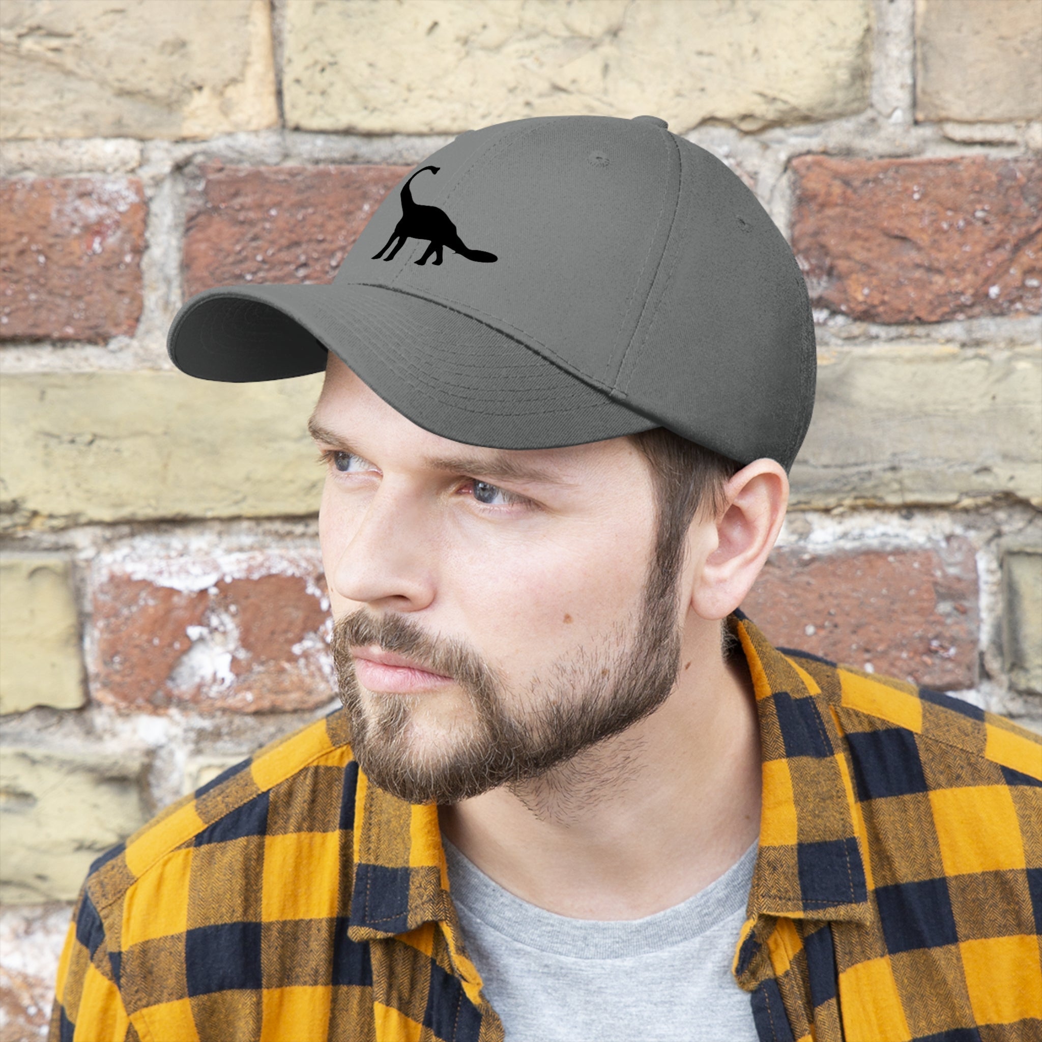 Brachiosaurus Unisex Twill Hat | Paleontologist Gift for Dinosaur Lovers