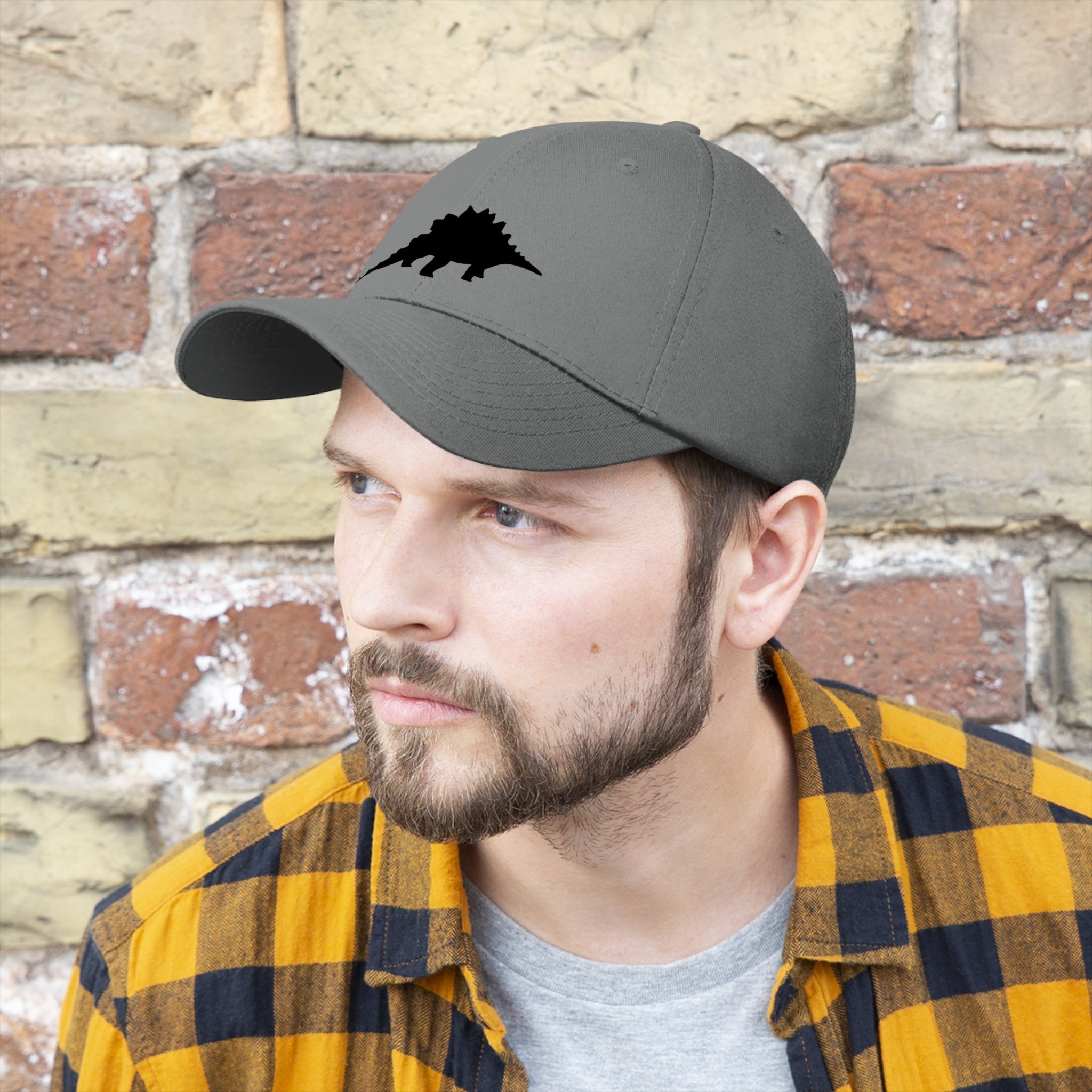 Stegosaurus Twill Hat | Paleontologist Gift for Dinosaur Lovers