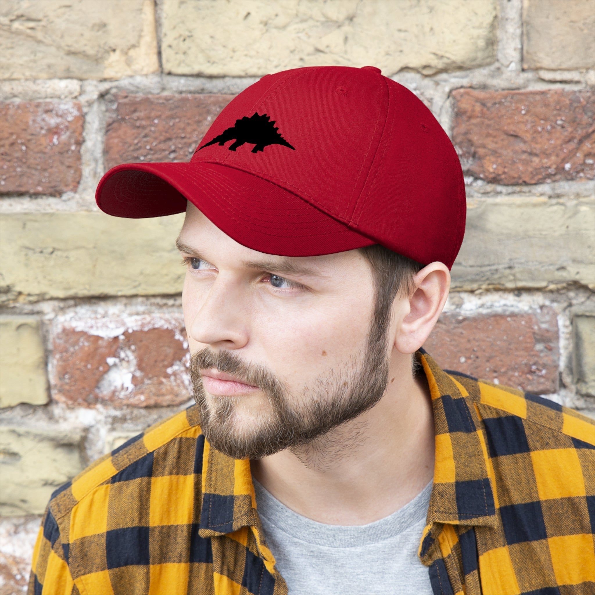 Stegosaurus Twill Hat | Paleontologist Gift for Dinosaur Lovers
