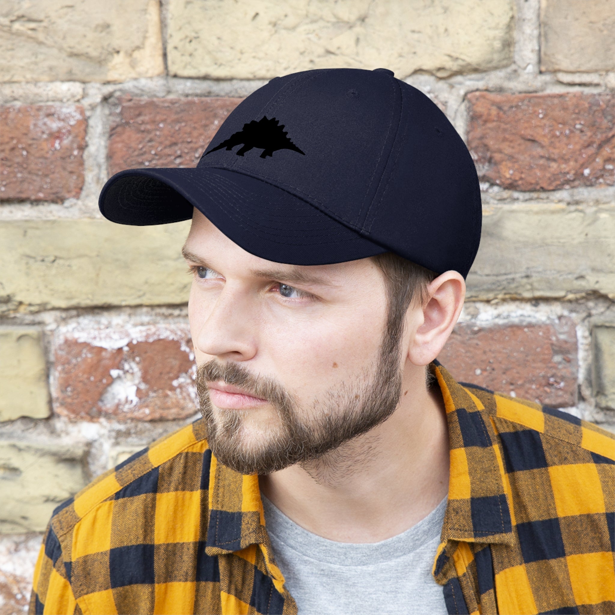Stegosaurus Twill Hat | Paleontologist Gift for Dinosaur Lovers