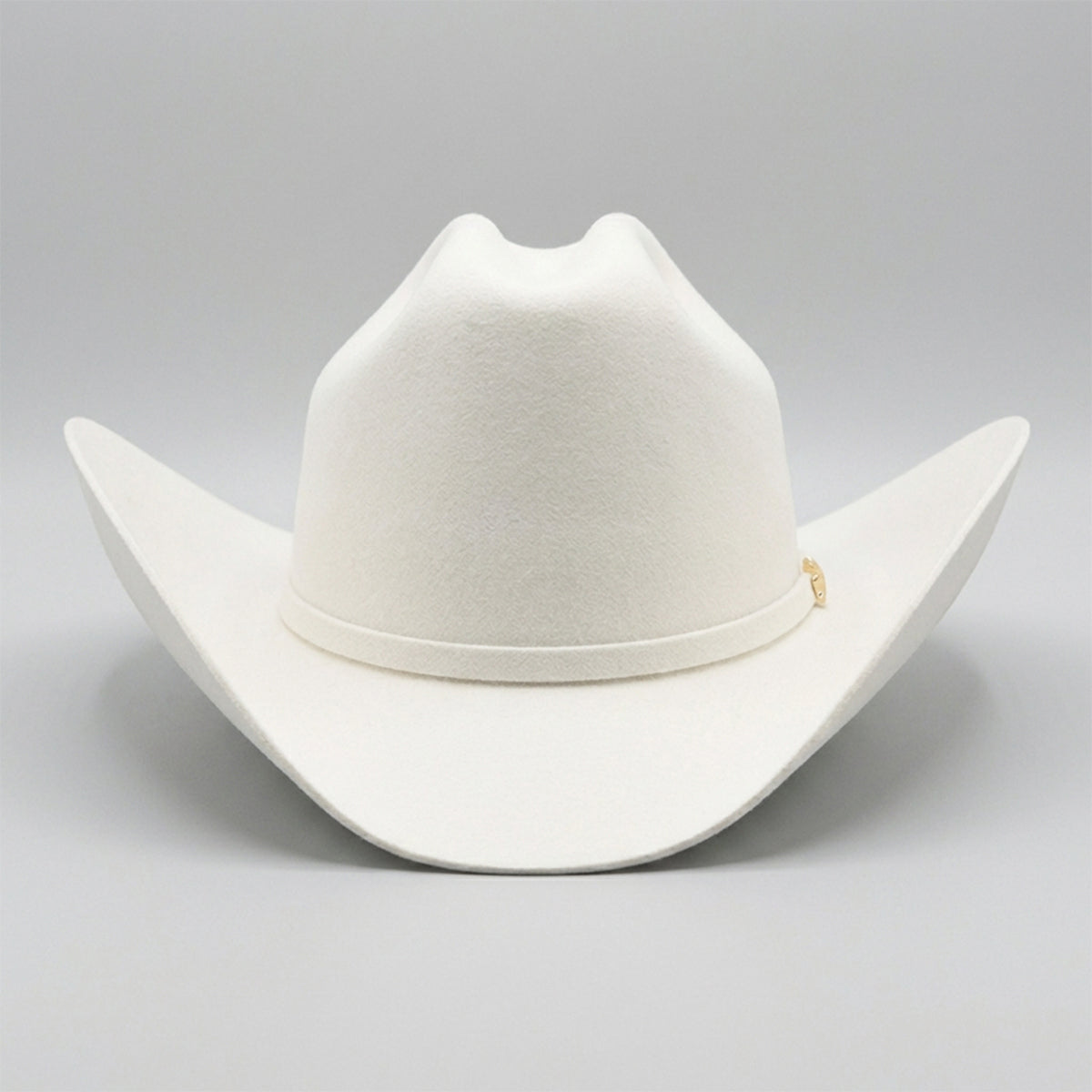 Cuernos Chuecos 6X Milano White Felt Tejana Hat